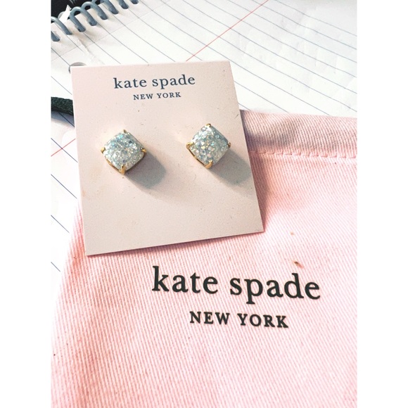 Kate Spade Earrings Studded Sparkle NWT - Picture 3 of 6